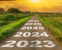 road with grass on each side and 2021, 2025, 2026 etc