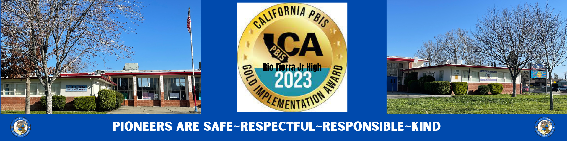 pioneers are safe, respectful, responsible, kind gold sea award
